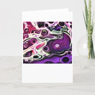 Abstract Color Study 196 Card