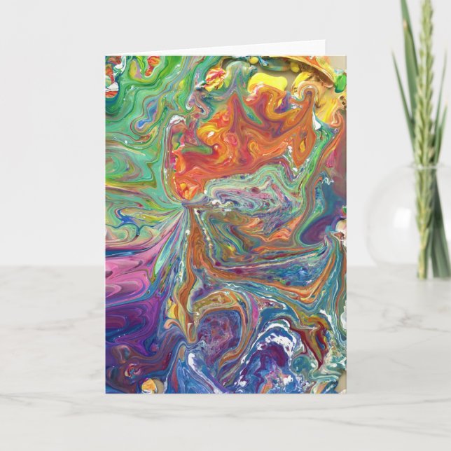 Abstract Color Study 1, card (Front)