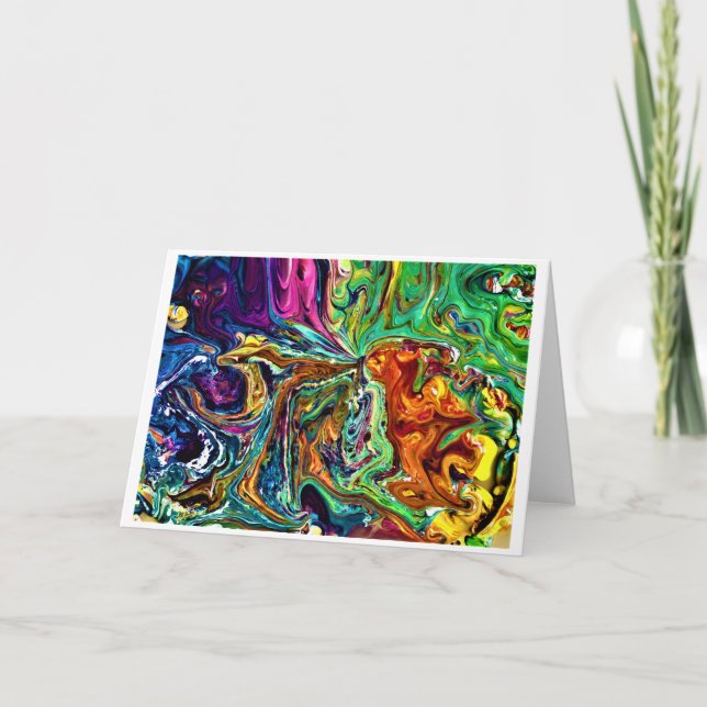 Abstract Color Study 1, card (Front)