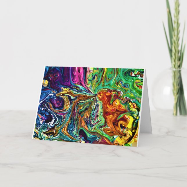 Abstract Color Study 1, Card (Front)