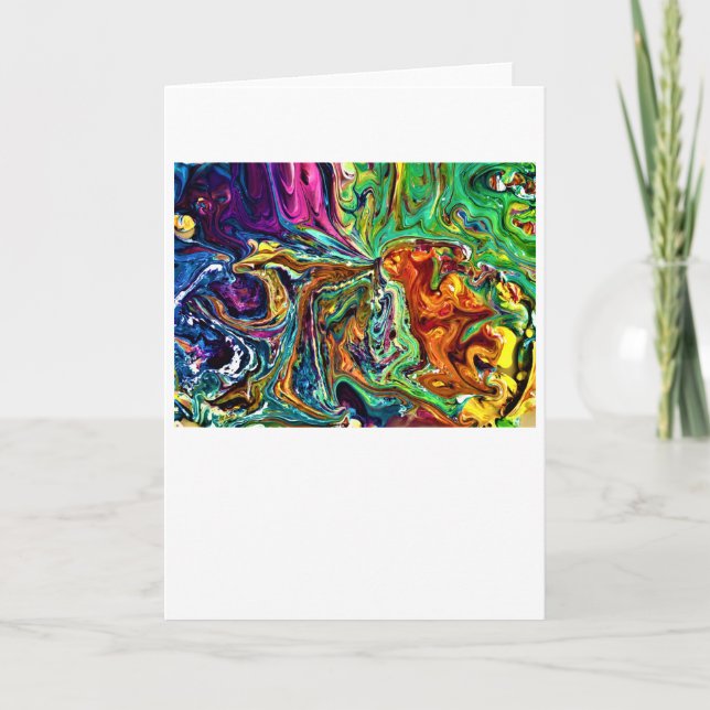 Abstract Color Study 1, card (Front)