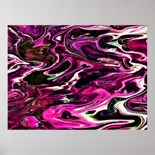 Abstract Color Study 208, Poster (Front)