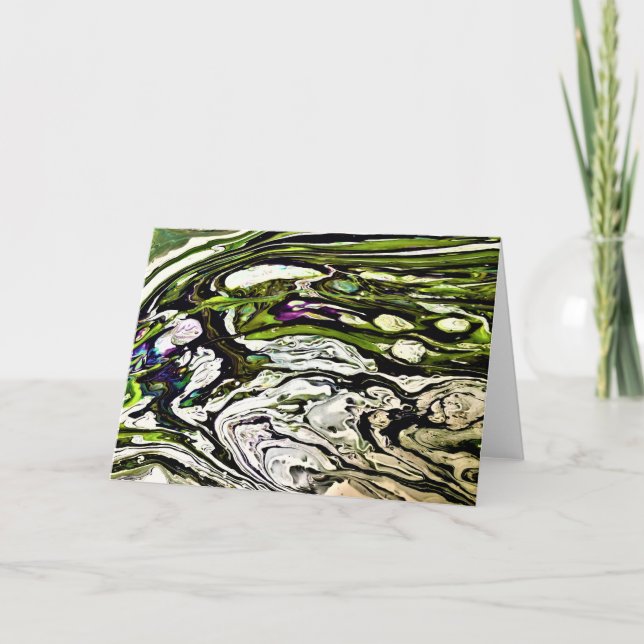 Abstract Color Study 20, card (Front)