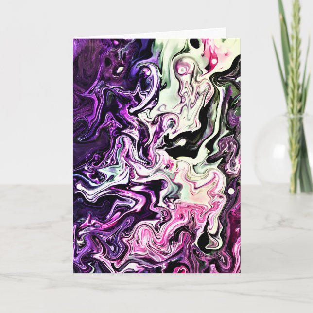 Abstract Color Study 218, card (Front)