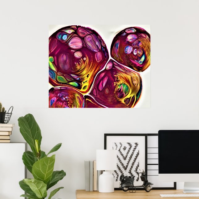 Abstract Color Study 219, Poster (Home Office)