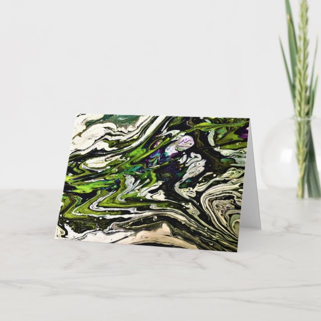 Abstract Color Study 21, card (Front)