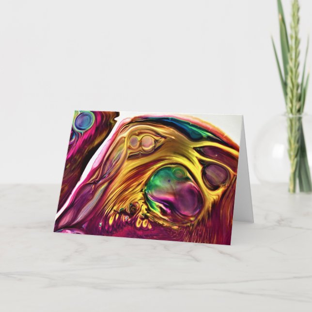 Abstract Color Study 222, card (Front)