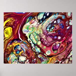 Abstract Color Study 230, Poster
