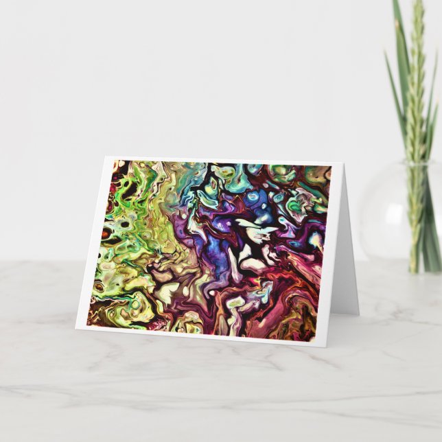 Abstract Color Study 235, Card (Front)