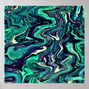 Abstract Color Study 297, Poster