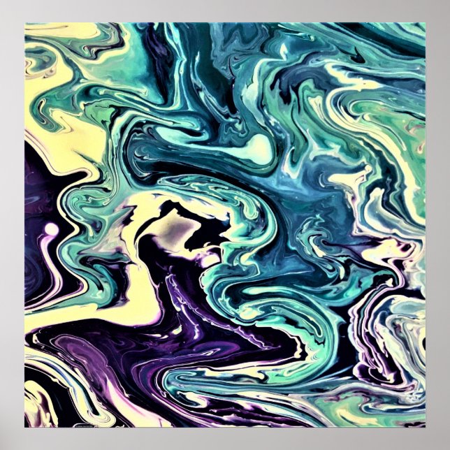 Abstract Color Study 298, Poster (Front)
