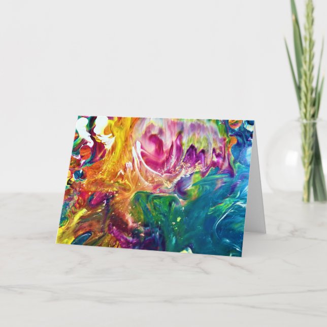 Abstract Color Study 2, card (Front)