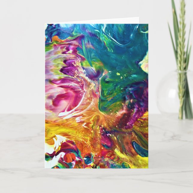 Abstract Color Study 2, card (Front)