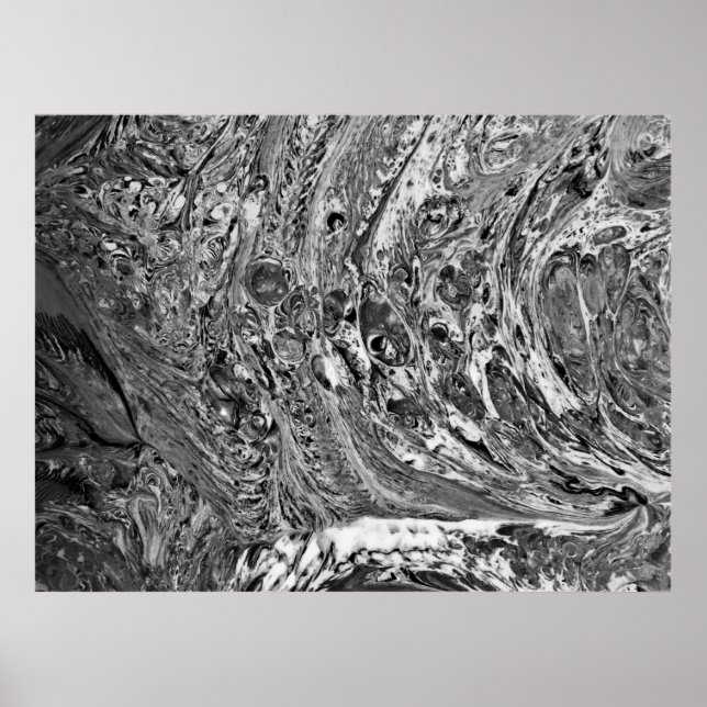 Abstract Color Study 32 / Noir, Poster (Front)