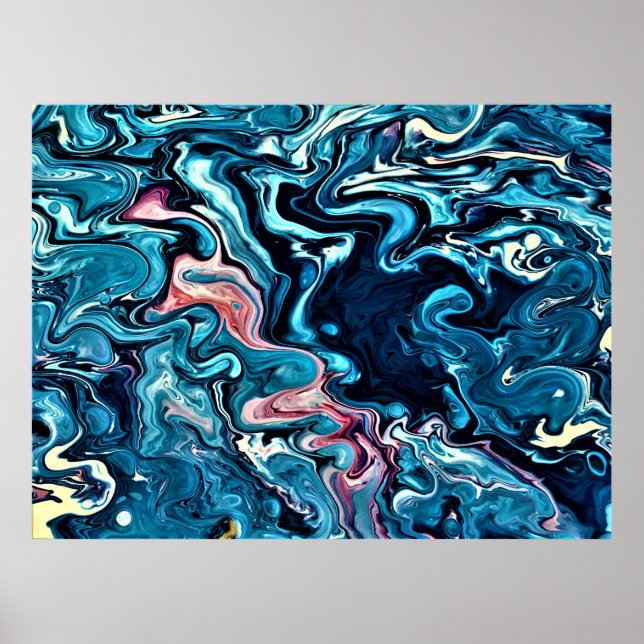 Abstract Color Study 347, Poster (Front)