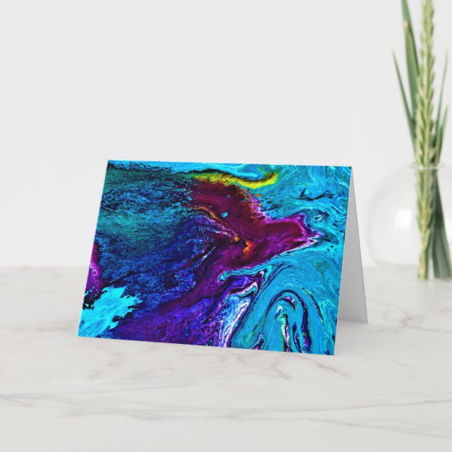 Abstract Color Study 34, card (Front)