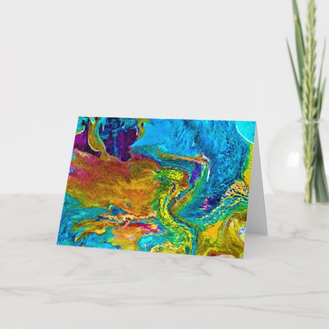 Abstract Color Study 38, card (Front)