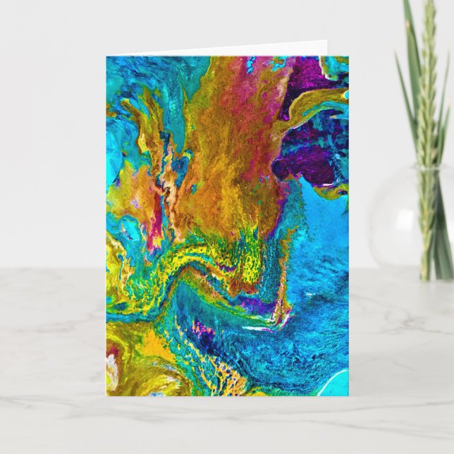 Abstract Color Study 38, card (Front)