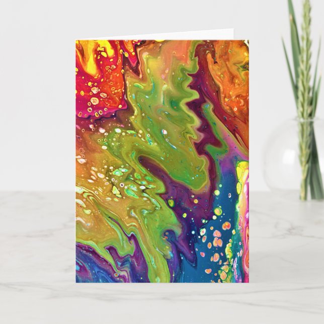 Abstract Color Study 3, card (Front)