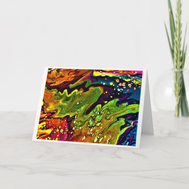 Abstract Color Study 3, card (Front)