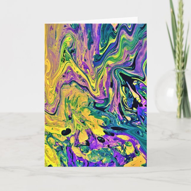 Abstract Color Study 41, card (Front)