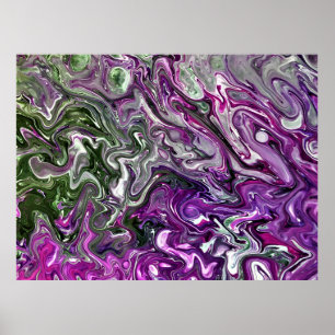 Abstract Color Study 427,  Poster