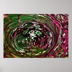 Abstract Color Study 433,  Poster