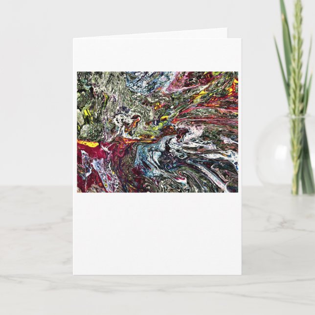 Abstract Color Study 45, card (Front)