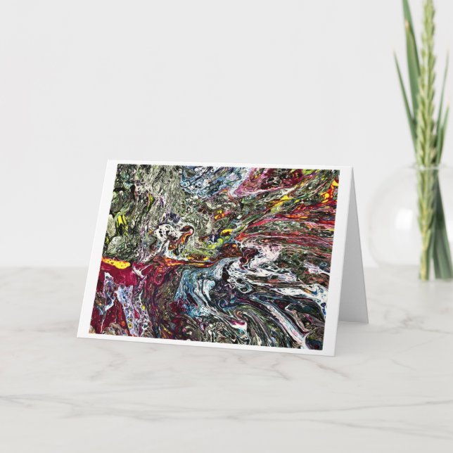 Abstract Color Study 45, card (Front)