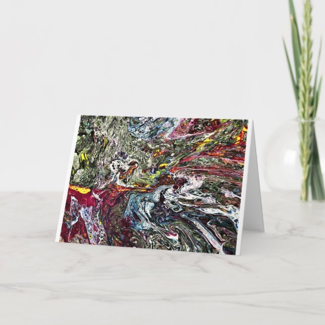 Abstract Color Study 45, card (Front)