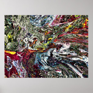 Abstract Color Study 45, Poster