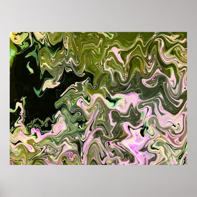 Abstract Color Study 470, Poster (Front)