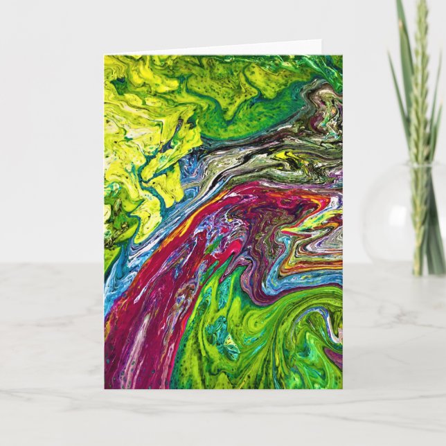 Abstract Color Study 48, card (Front)
