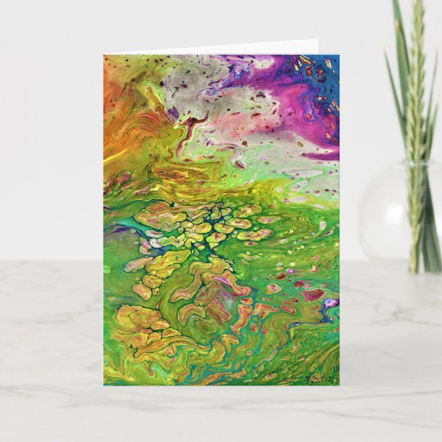 Abstract Color Study 4, card (Front)