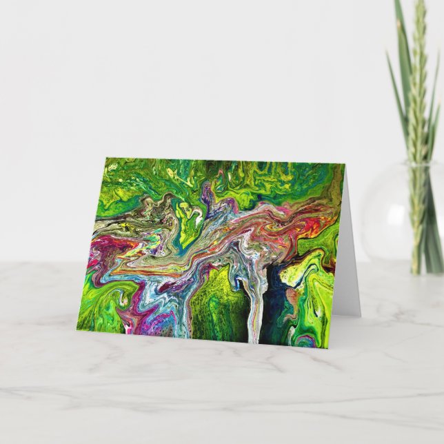 Abstract Color Study 50, card (Front)