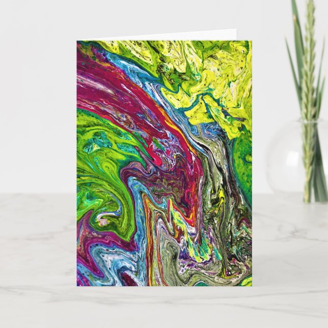 Abstract Color Study 51, card (Front)
