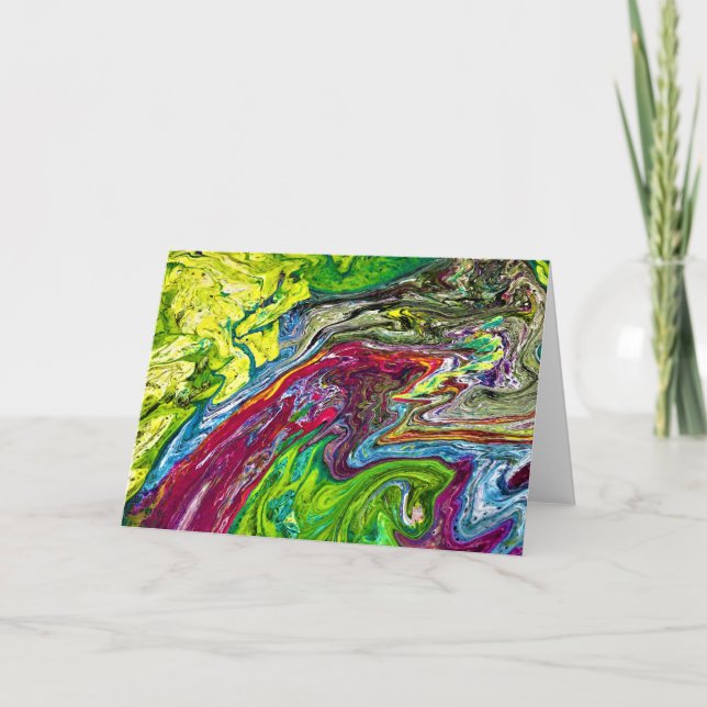 Abstract Color Study 51, card (Front)