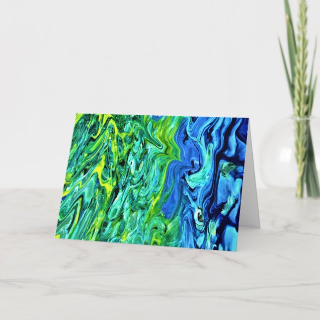 Abstract Color Study 64, card (Front)