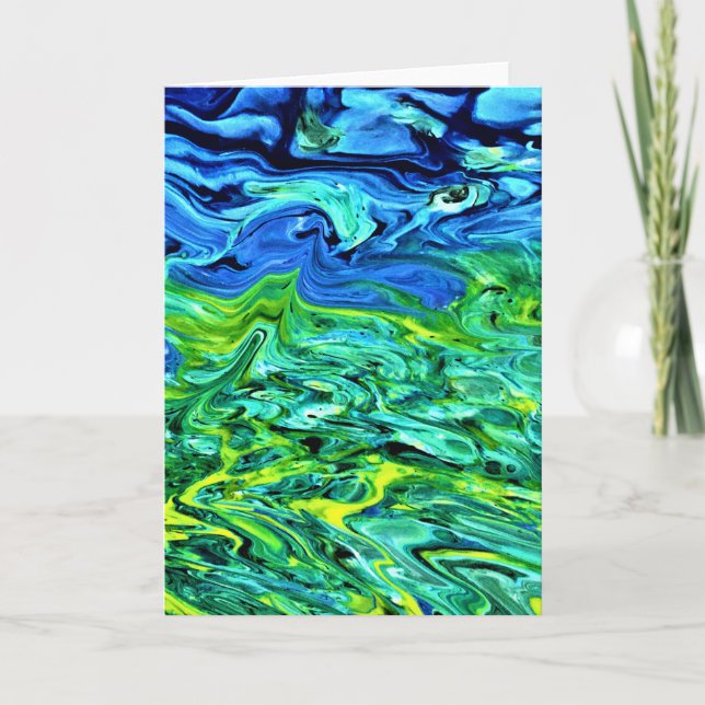Abstract Color Study 64, card (Front)