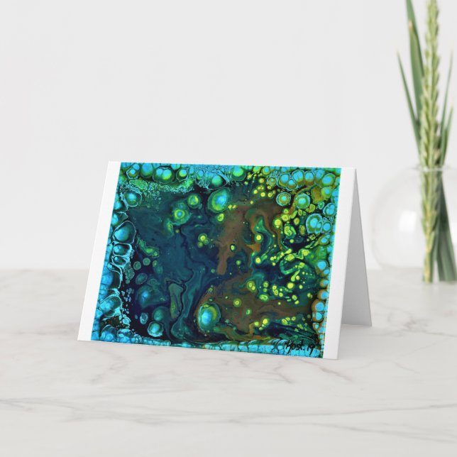 Abstract Color Study 6, Card (Front)