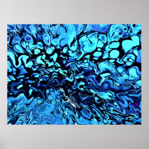 Abstract Color Study 74, Poster