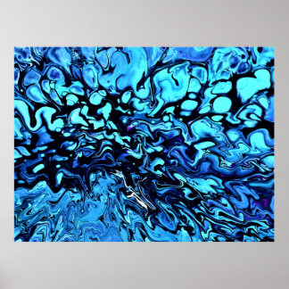 Abstract Color Study 74, Poster