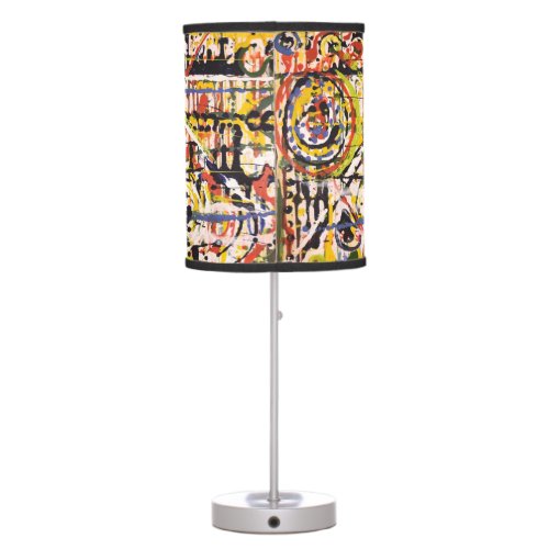 Abstract Color Table Lamp