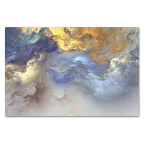 Abstract Colored Clouds _ Tissue Paper