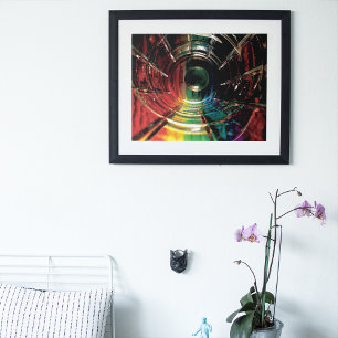 Abstract Colored Pencil Rainbow Photo Print