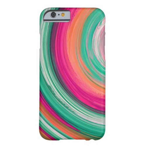 Abstract Colored Twist Art Background 10 Barely There iPhone 6 Case