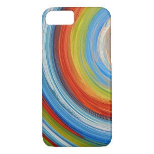 Abstract Colored Twist Art Background #14 iPhone 8/7 Case