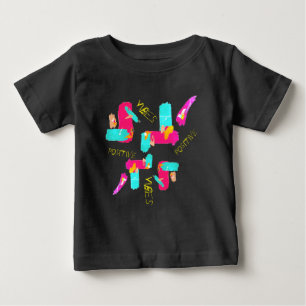 Abstract Colorful Art Positive Vibes T-Shirt