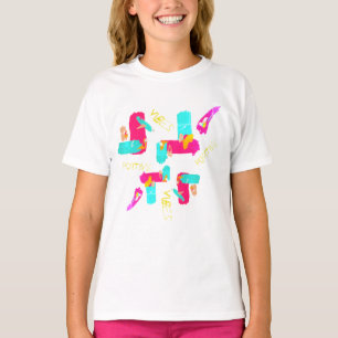 Abstract Colorful Art Positive Vibes T-Shirt