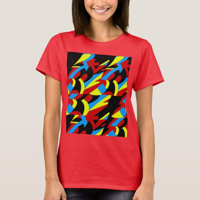 Abstract Colorful Art  T-Shirt (Front)